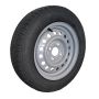 155/70R13, 4 Ply, 4 on 100mm PCD Wheel Assembly