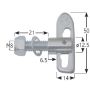 Bolt On Antiluce Fastener - 8mm