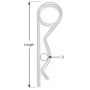 Double Coil R-Clip (Pack of 10)