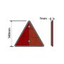 Trailer Triangle Reflector, Plain