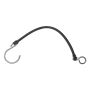 Rubber Trailer Strap 180mm 5mm Diameter Hook/Ring 2-Pack