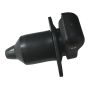 Socket Trailer 3-Pin Female Plastic 2-Hole Flange