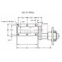 Avonride 350 Kg. suspension kit, extended stubs with HUB180x2 with 100mm. PCD 