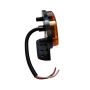 TrailerTek LED Side Marker Light Amber Lens 12-24V, ABS+PMMA Housing