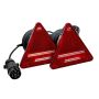 TrailerTek LED Triangle Rear Lamp Pair With 7-Pin Plug