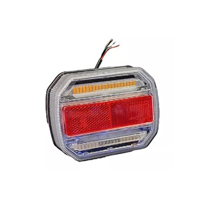 TrailerTek 12/24v LED 4-Function Light Cluster Left Hand